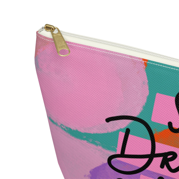 She is Driven and Will Succeed Accessory Pouch w T-bottom