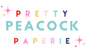 PrettyPeacockPaperie logo