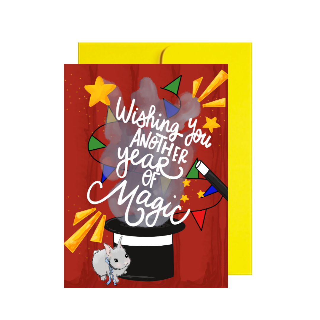 Wishing You Another Year of Magic Greeting Card