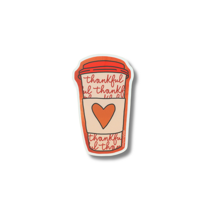 Thankful Coffee LIMITED EDITION Thanksgiving Sticker