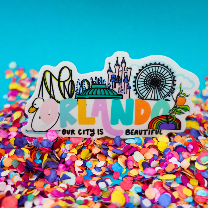 Orlando Favorite Things Vinyl Sticker