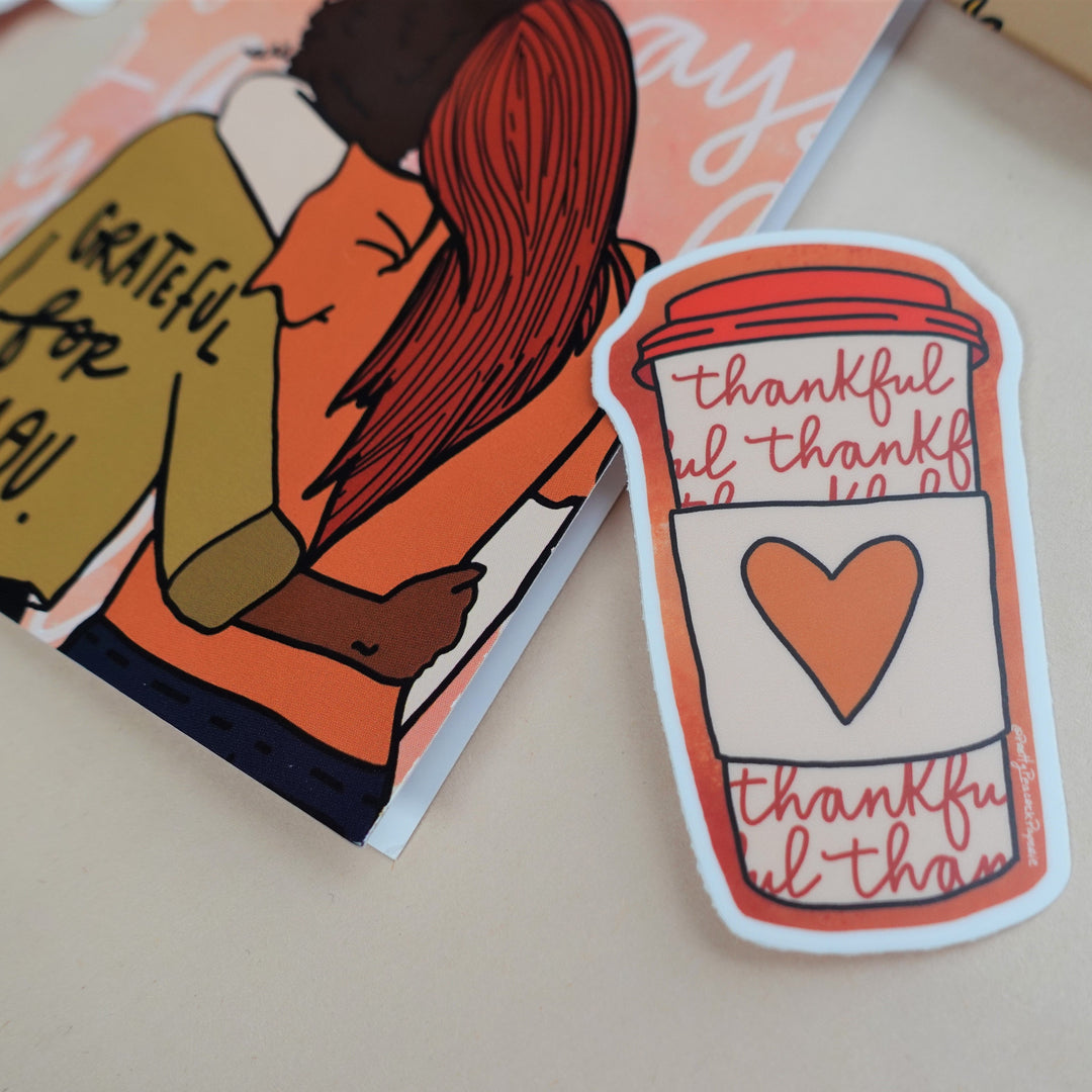 Thankful Coffee LIMITED EDITION Thanksgiving Sticker