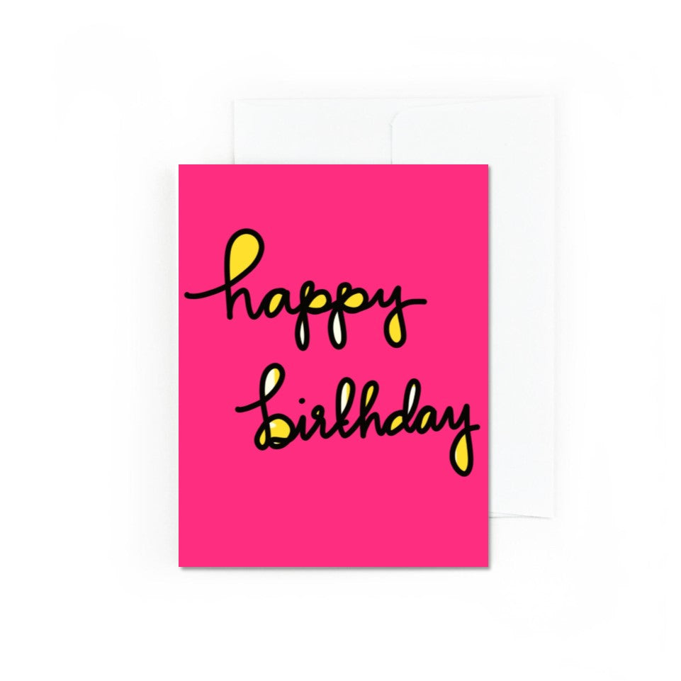 POP Happy Birthday Card