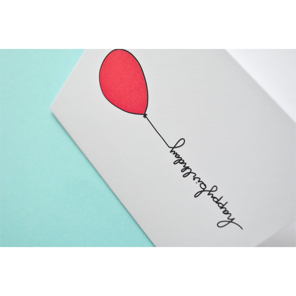 Paper Birthday Heart Balloon Greeting Card, Size: 10*15cm at Rs