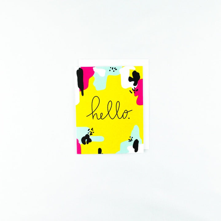 Hello. Greeting Card