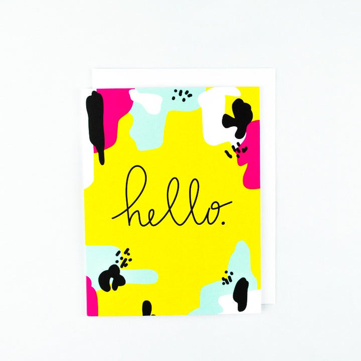 Hello. Greeting Card
