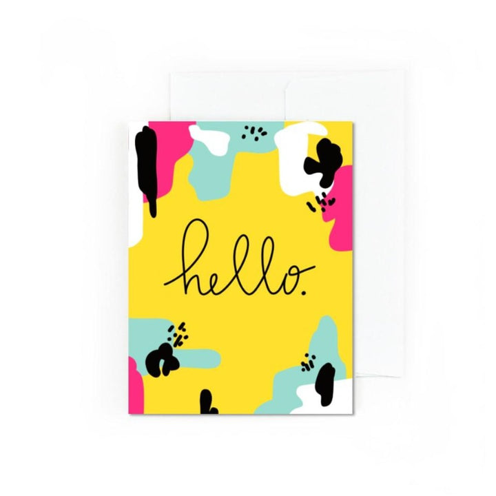 Hello. Greeting Card