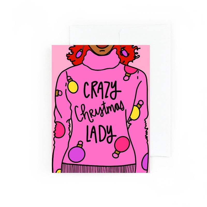 Crazy Christmas Lady