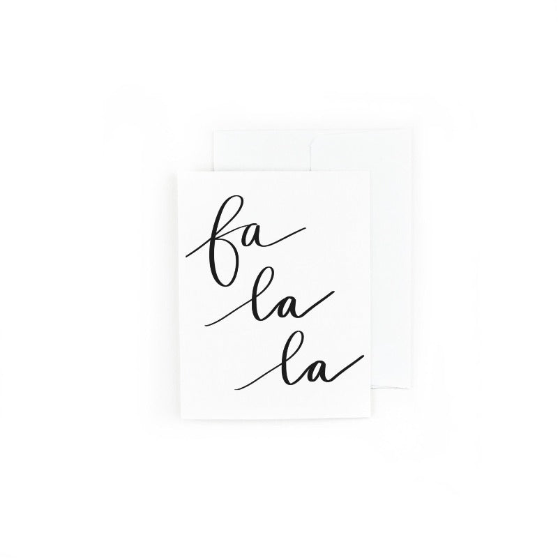 Fa La La Holiday Greeting Card