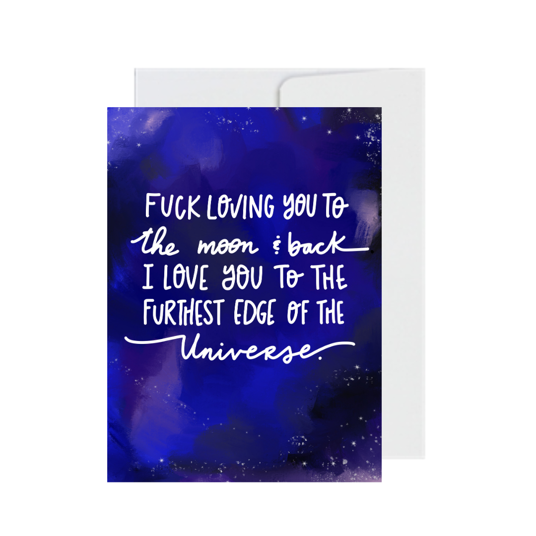 I Love You to the Furthest Edges of the Universe, image size:1080x1080