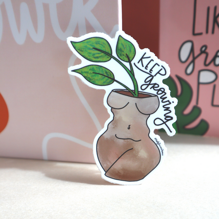 Keep Growing Sticker