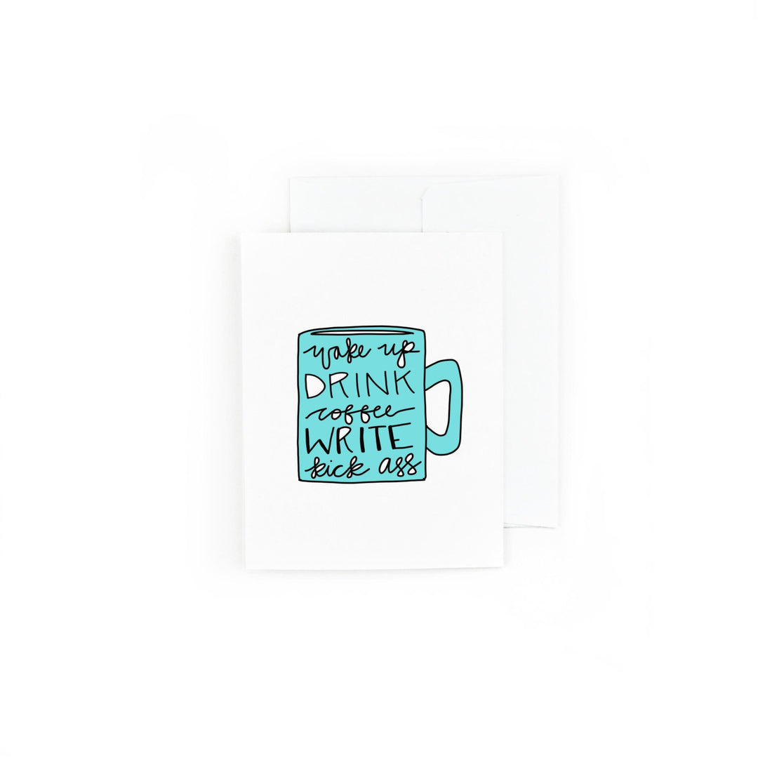 Writer's Mug Greeting Card