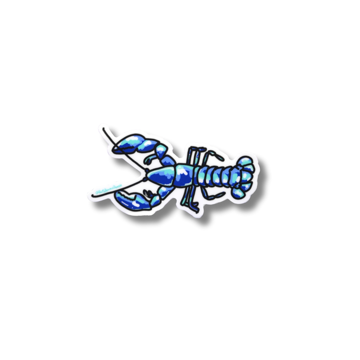 Blue Lobster Vinyl Sticker