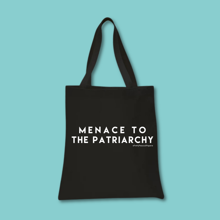 Menace to the Patriarchy Cotton Tote Bag