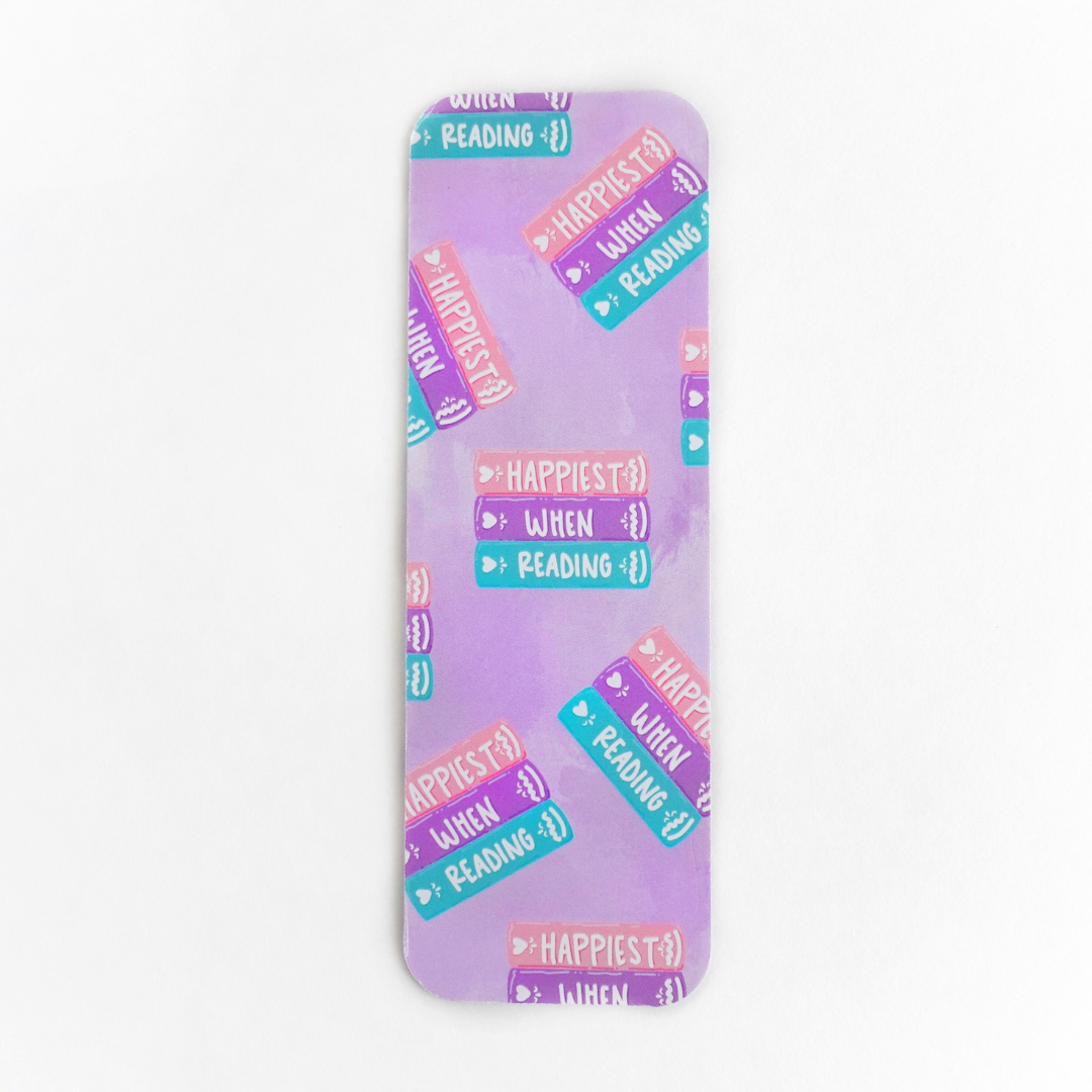 Happiest When Reading Bookmark