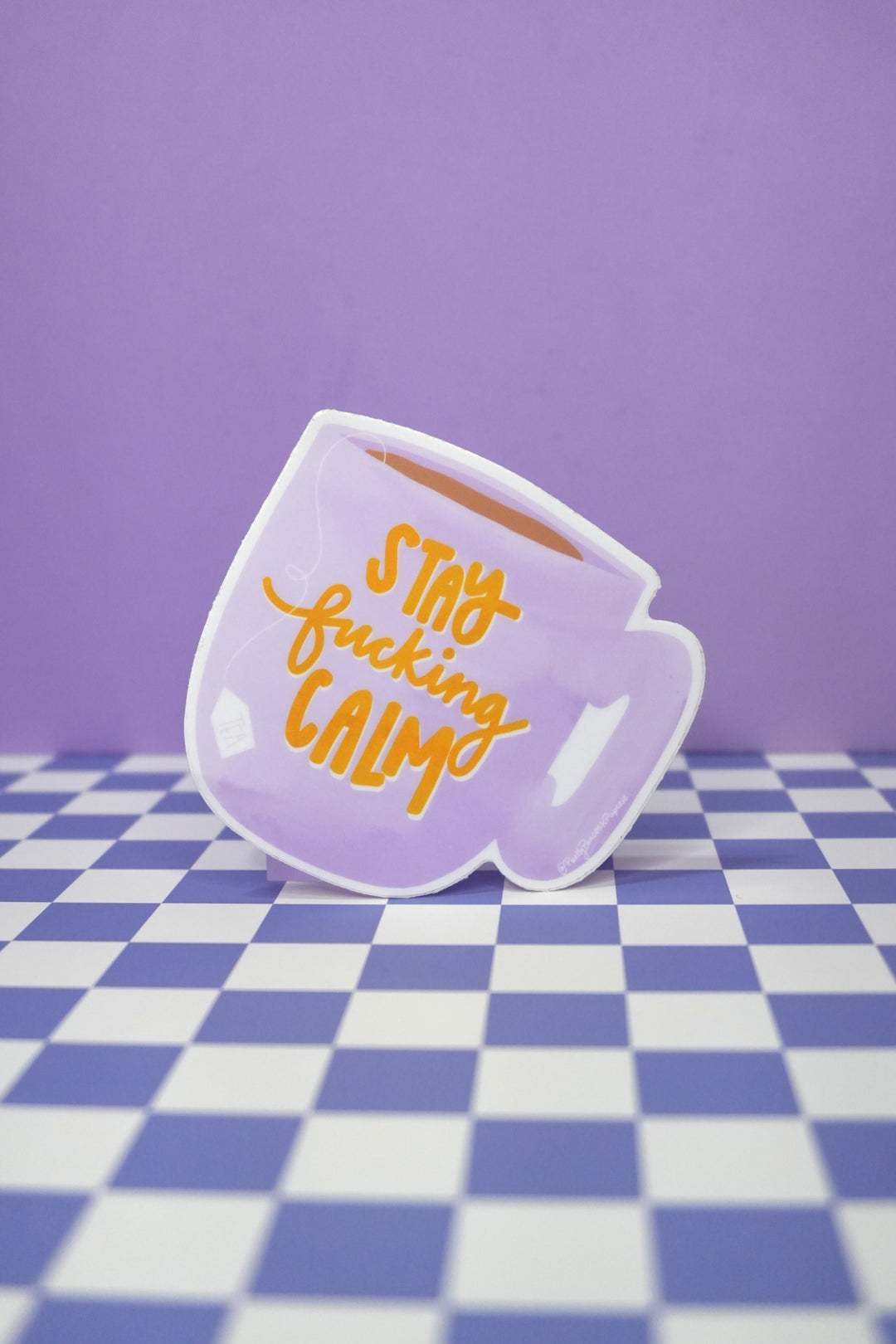 Stay Fucking Calm Vinyl Sticker