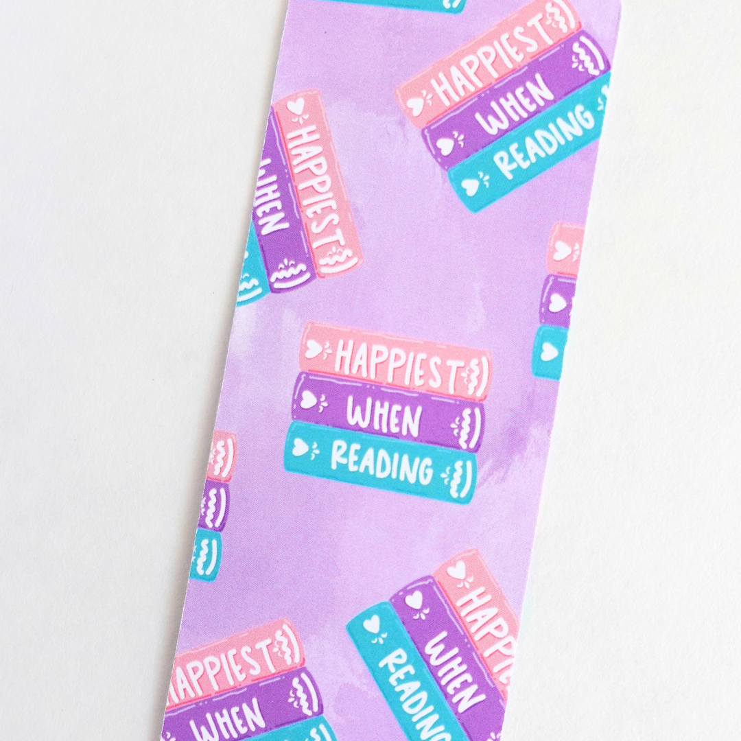 Happiest When Reading Bookmark