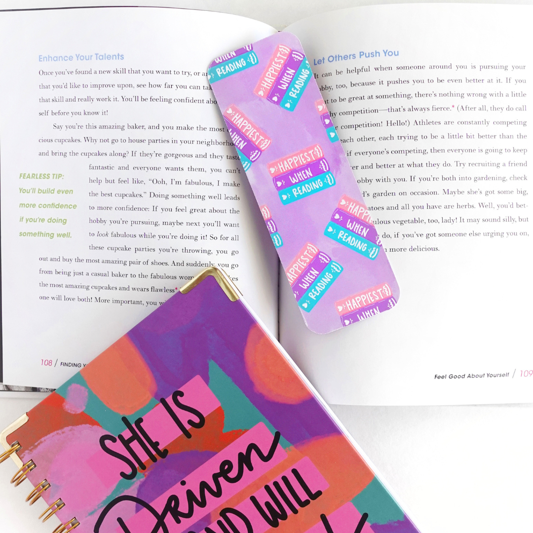 Happiest When Reading Bookmark