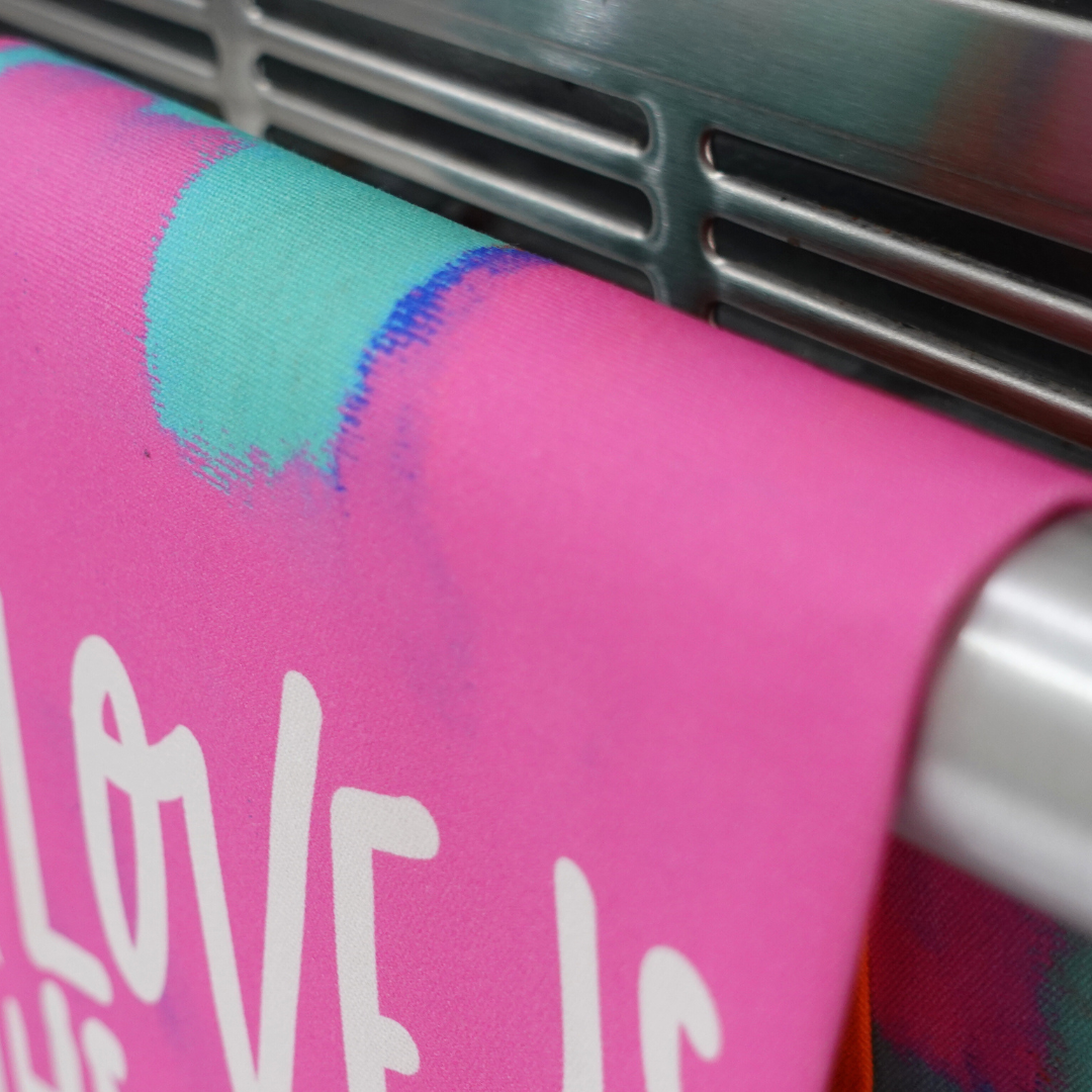 Love Is The Secret Ingredient Tea Towel - Vibrant