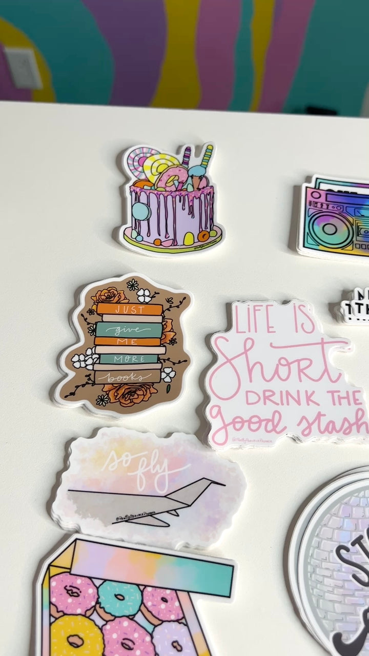 Stay Groovy Vinyl Sticker