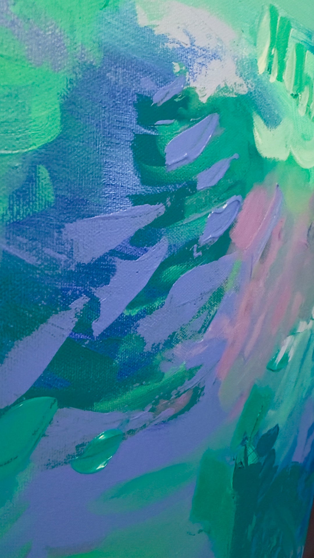 30x40 Blue Abstract Original Artwork