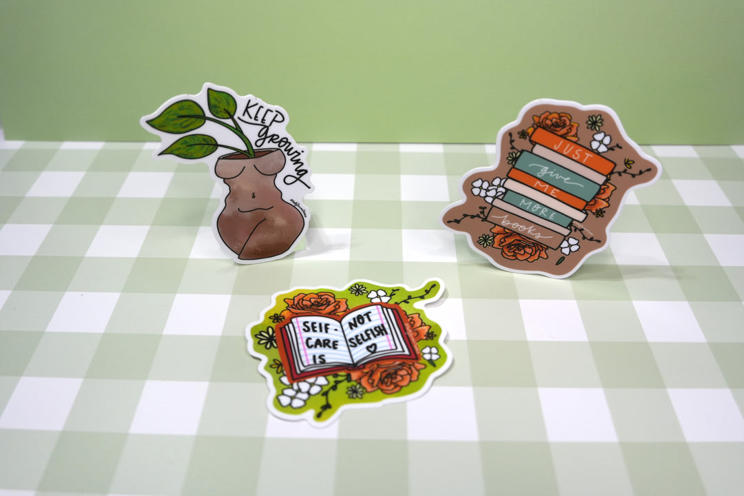 Just Give Me More Books LIMITED EDITION Sticker