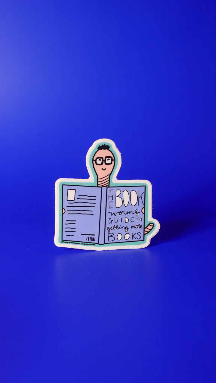 Book Worm Sticker