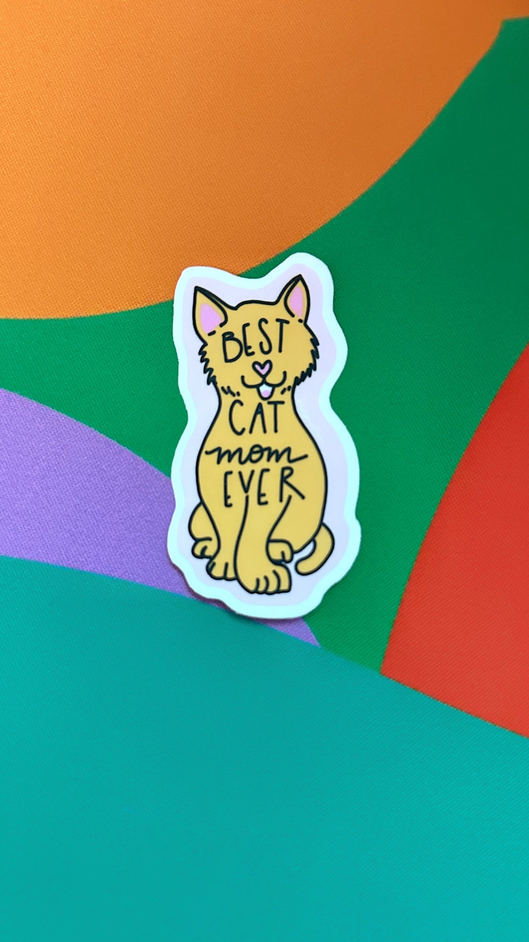 Best Cat Mom Sticker