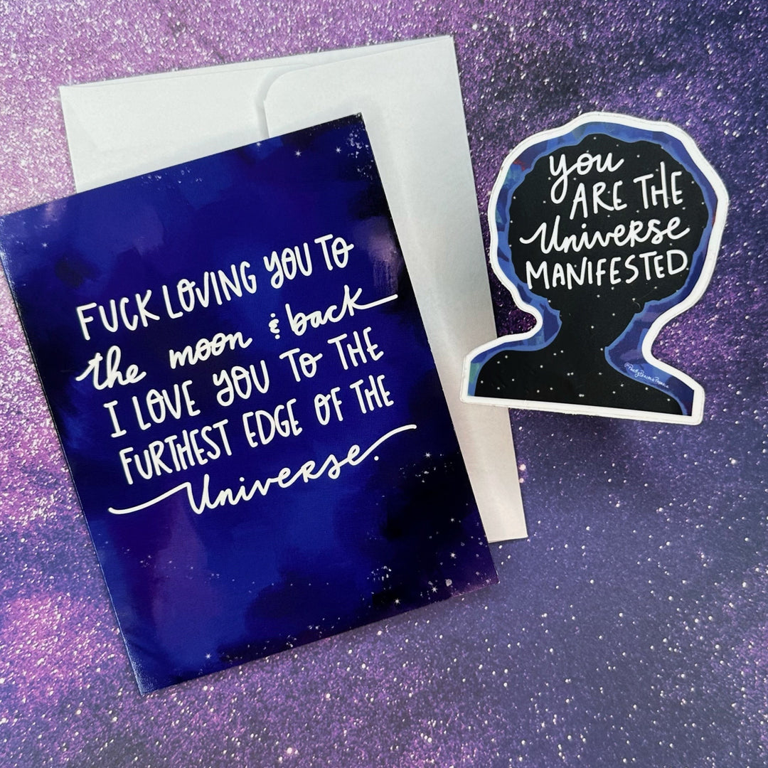 You Are the Universe Manifested Sticker