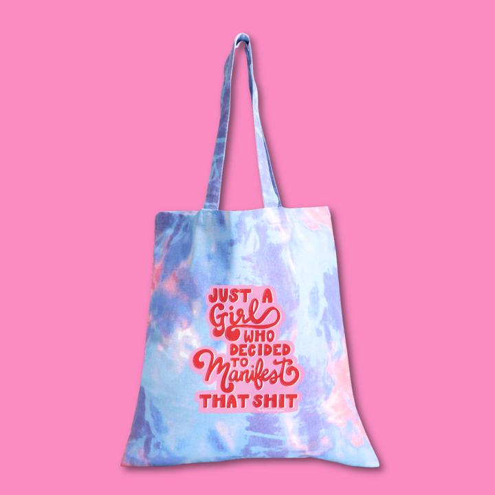 Just a Girl Who Decided to Manifest That Shit Tote Bag