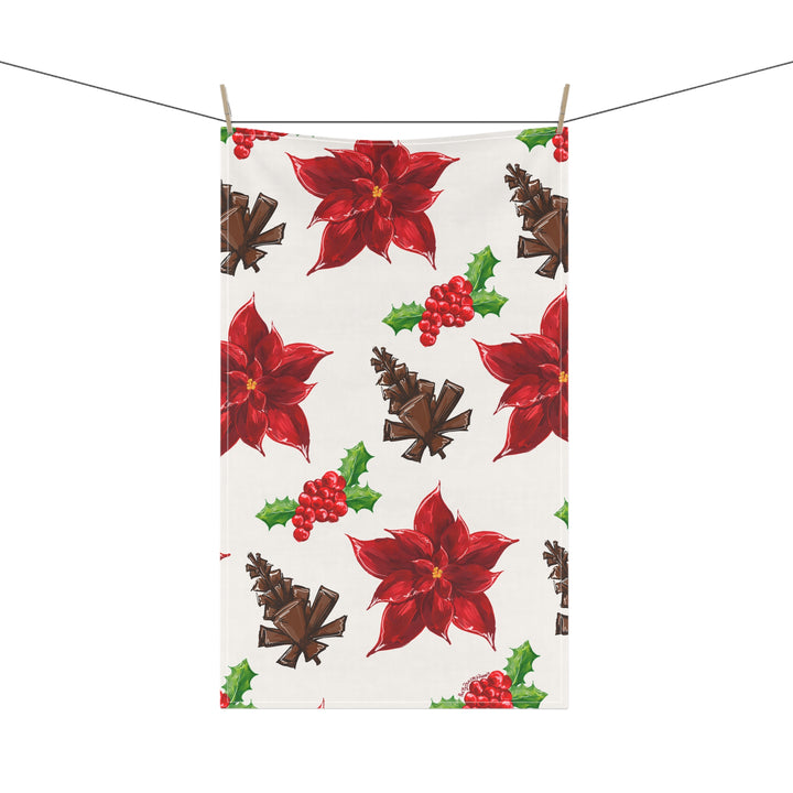 Holiday Florals Tea Towel