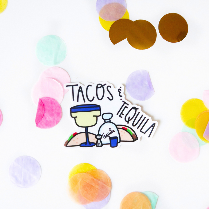 Tacos and Tequila Sticker