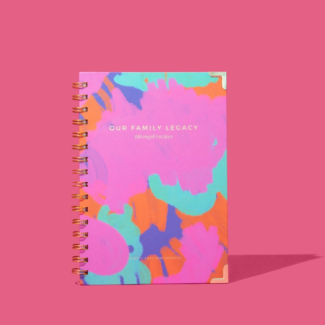 Recipe Book Keepsake - Vibrant Colorway
