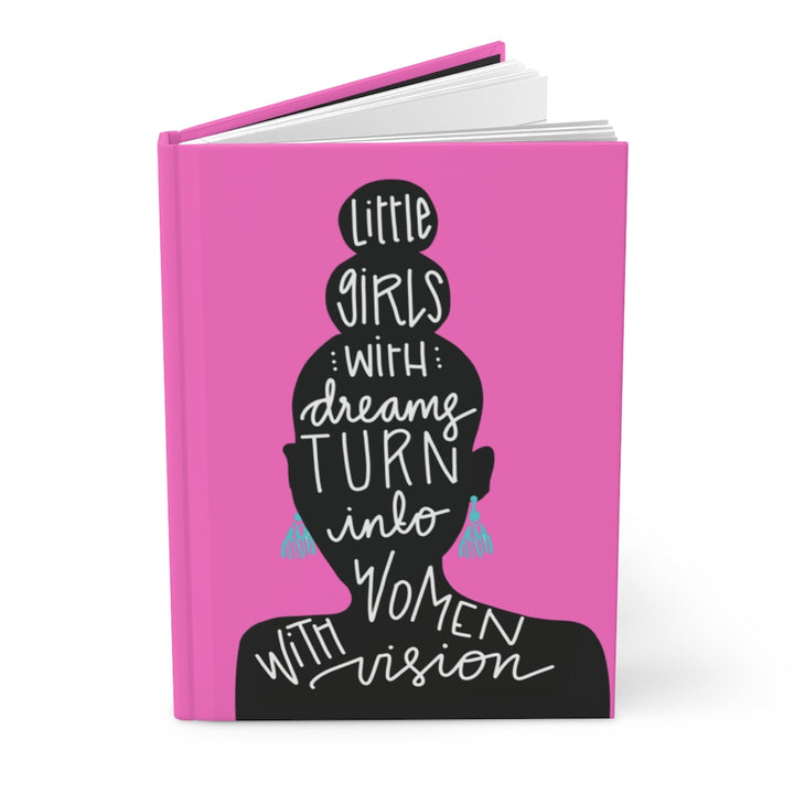 Little Girls with Dreams Hardcover Journal Matte