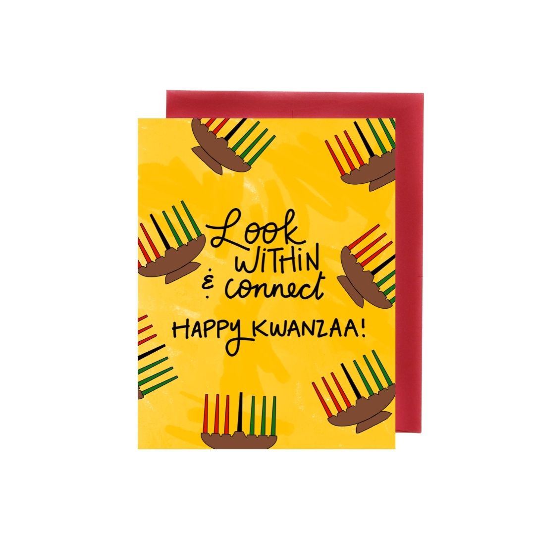 Look Within and Connect Kwanzaa Card