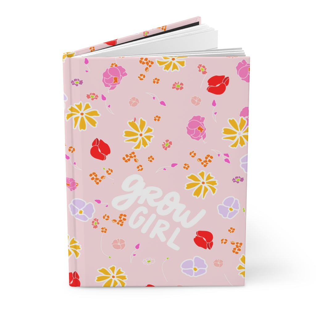 Grow Girl Floral Notebook